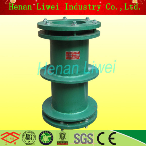 folding double flange loosing force-transferring pipe expansion joint