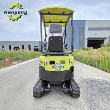 Road Construction 1.5 Ton Crawler Mini Excavator