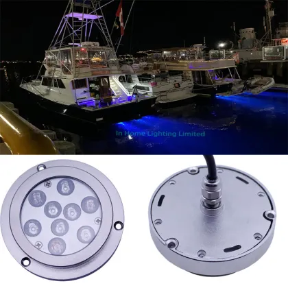 Waterproof IP68 Stainless Steel LED Marine Underwater Boat Lights