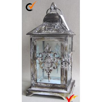 french style metal lantern home decoration with handle