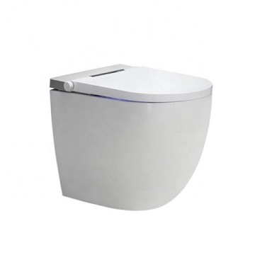 Vanity One Piece Kicking Automatic Washroom Toilet