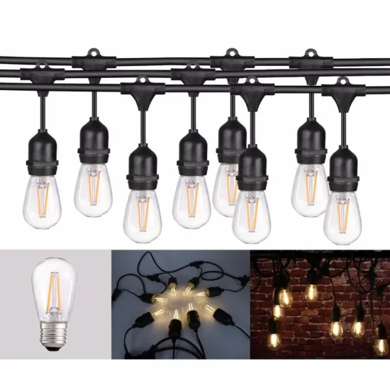 Garden string lights IP65 hot selling amazon led string light