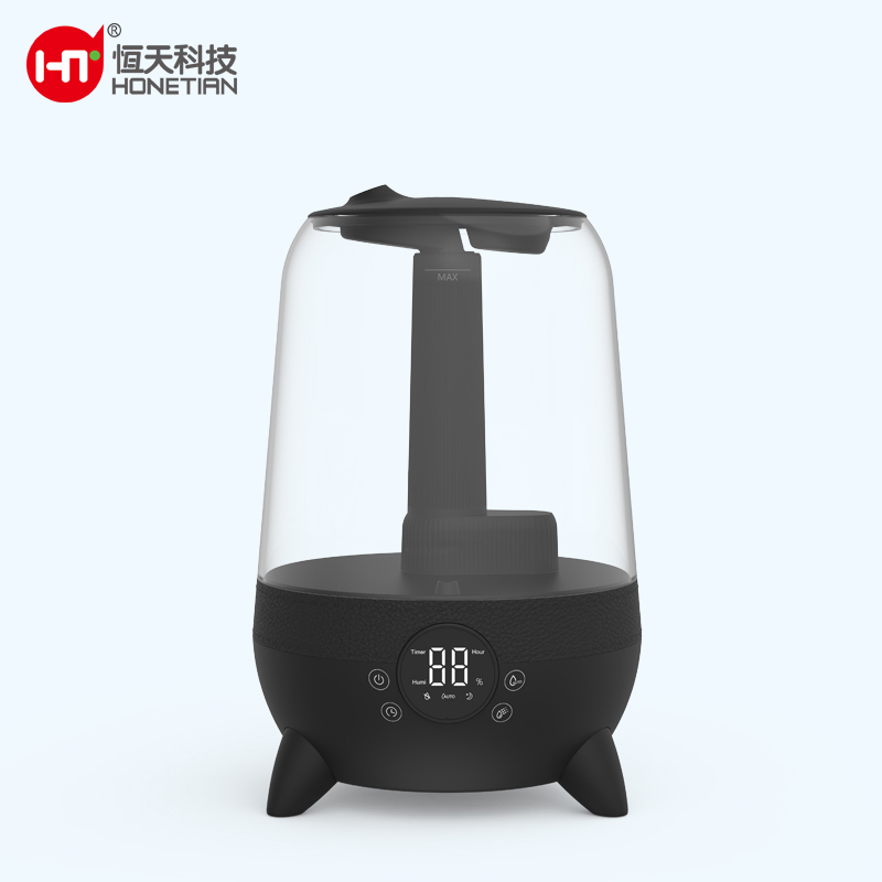 HONETIAN ultrasonic cool mist humidity setting 12 timer 3.5L capacity aroma oil tray included custom colors top fill humidifier