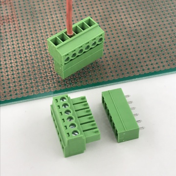 Bloque de terminal PCB de 6,5 mm de PCB de 6 vías