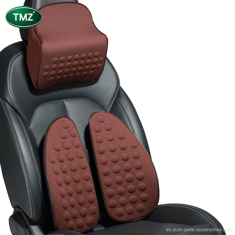 Cojín de masaje de almohada lumbar de soporte para el automóvil