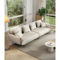 Elegante sofá salón con piernas