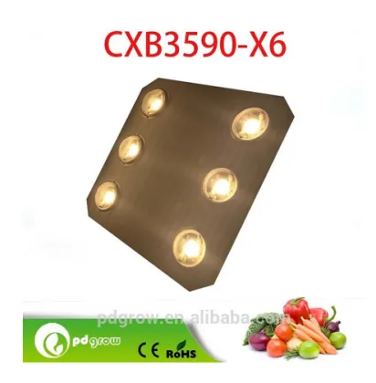 Optic LED Grow Light 600W Full Spectrum with 6pcs Creed CXB3590 3500K CD bin ull spectrum 600w led grow light