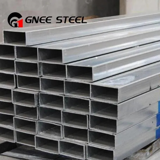 Q235 square steel post hot dip galvanized tubing perforated square