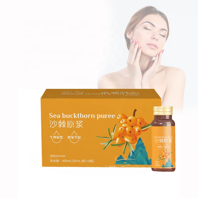 Mujeres nutrir suplemento de hierro Seabuckthorn líquido oral