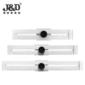 Carbon Steel Scribe Square Ruler with Leather Design for Precision Carpentry Measurement