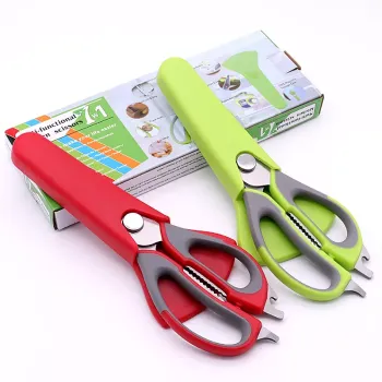 Detachable Stainless Steel Poultry Scissors: Heavy Duty Multifunction Kitchen Tool for Cutting Meat, Chicken, Lobster
