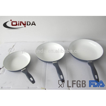 Aluminum chinese wok range special ceramic fry pan