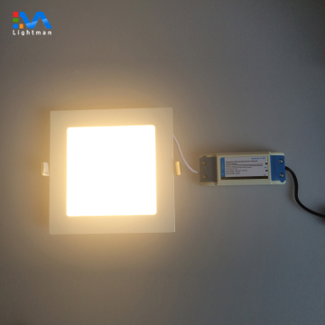 Dimmable 12W CCT Square Sdire Panel Showlights 150x150 мм