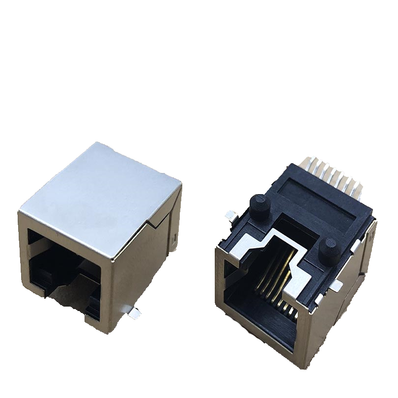 Ekranowany podjazd PCB RJ45 Jack