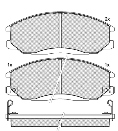 NAO High Quality Disc Brake Pads