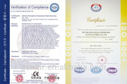 Denair compresores de piston oil free en Lima