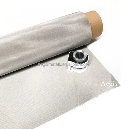 Ultra Fine Pure Nickel Wire Mesh - Ni Electrode 0.125mm 250x100micron Electroformed Nickel 201-202 Mesh Screen