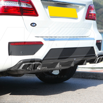 REVOZPORT Carbon Fiber Rear Diffuser for 2012-2014 Mercedes Benz ML63 AMG W166