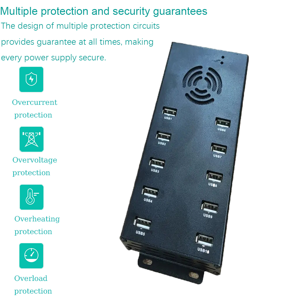 10-port usb2.0 outgoing portable hub
