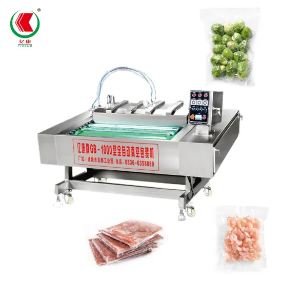Automatic Continuous Rotating Belt Type Vacuum Pack Machine