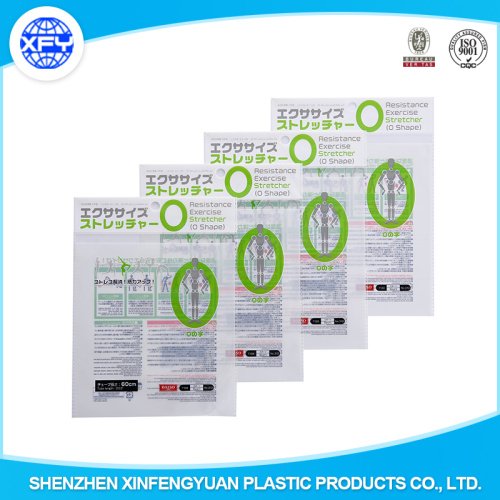 PVC Plastic Shopping Bag With Flexiloop Handle