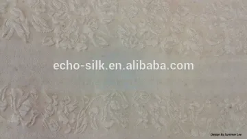 100% nature white clouque silk fabric ,beautiful China fashion silk fabrics.