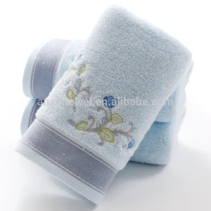 green day holiday embroidered cheap gift towel cotton gift towel