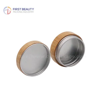 Face Cream Containers Bamboo Cream Jar
