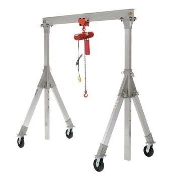 Portable Electric Aluminium Alloy Gantry Crane - 360 Degrees Rotary, 0.5T-5T Capacity