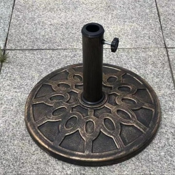 Resin Marble Cast Iron Plastic Round Beach Garden Sun Outdoor Water Filled Umbrella Parasol Base With Wheels