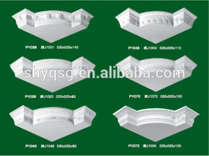 Waterproof Decorative Gypsum Fiberglass Ceiling Light Trough