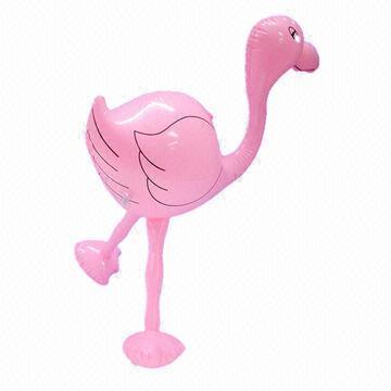 Inflatable flamingo toy
