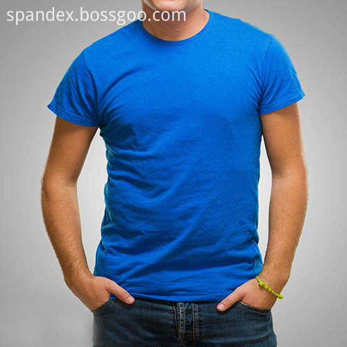 Knitted T Shirt Lightweight Fabric 15d Spandex