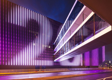 Paparan LED Mesh Curtain Tinggi Kecerahan Tinggi
