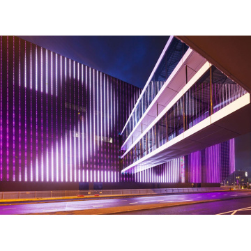 High Brightness Lightweight Curtain Mesh LED Display