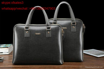 Custom Poker Cheating Equipment Black Leather Man Handbag For Card Exchanger