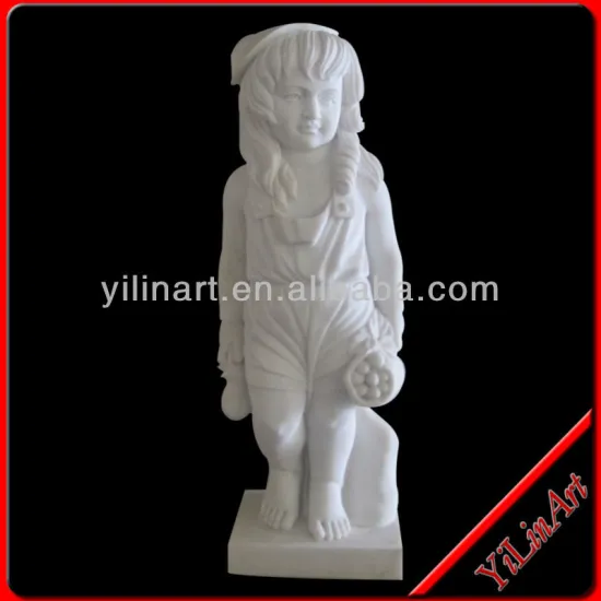Garden Life-size Stone Girl Sculpture YL-R516
