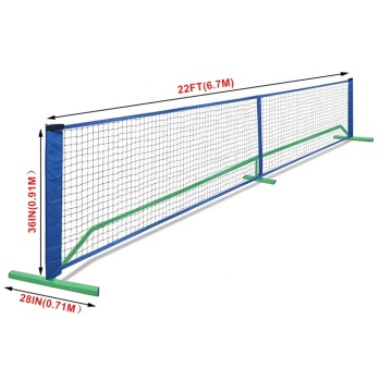 Portable Pickleball Net: Customize Shapes and Colors