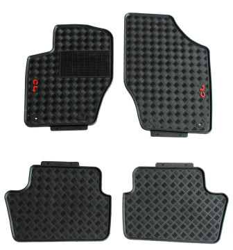 Tappetini per auto durevoli facilmente in forma per Citroen C4 2010-2018
