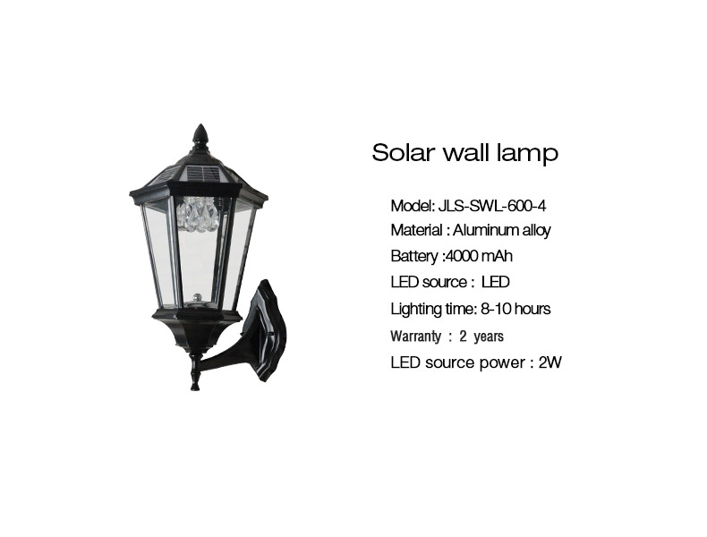 solar wall lamp