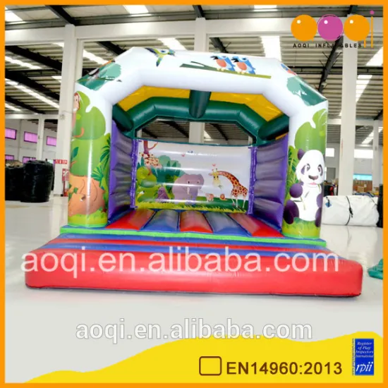 2016 new style animal world inflatable jumping house bouncer for sale