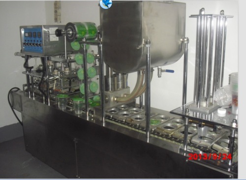 Automatic paper /plastic bowl/cup sealing machine