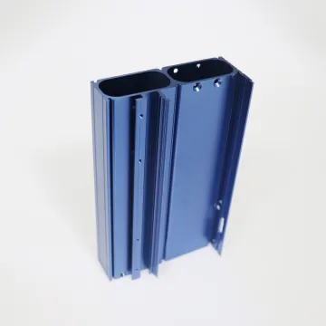 Factory Price T5 T6 Blue Anodized CNC Machined 6061 6063 Aluminum Profiles
