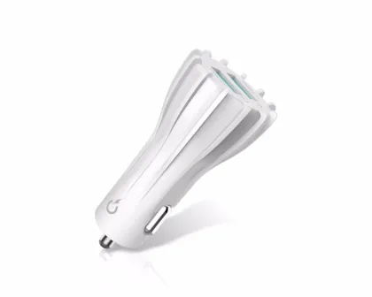 CE certificated car charger qc3.0 quick charger