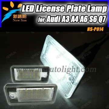 LED license plate light for Audi A3 A4 /S4 B6(8E/8H) A4 /S4 B7(8E/8H)