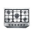 s/s five burners gas oven glass cover