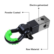 Receptor de enganche de remolque de anillo