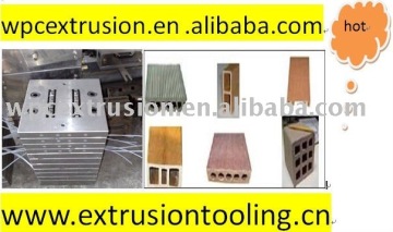 Heiße Presse Decking von Plastikformen Export
