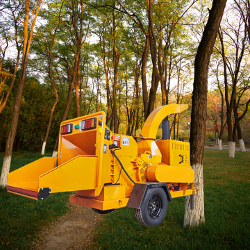 High Horsepower Orchard Tree Branch Shredder