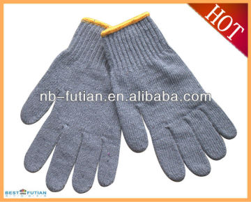 GREY KNITTED WORKING GLOVES